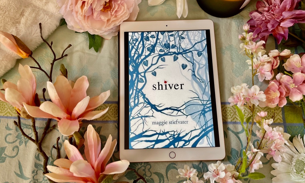 Shiver book surrounded by flowers
